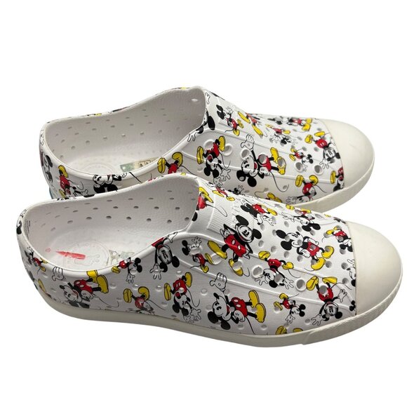 Native Shoes Jefferson Mickey Mouse Print Slip-On Sneakers Kids J3 - Picture 5 of 7